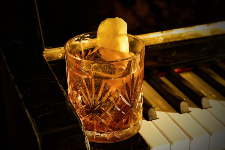 new orleans cocktail on piano